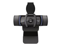 Logitech HD Pro Webcam C920S - Webbkamera - färg - 1920 x 1080 - ljud - USB 960-001252