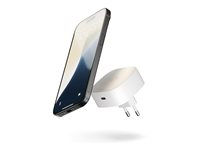 ZENS - Trådlöst laddningsstativ/nätadapter - 18 Watt (24 pin USB-C) - vit ZESC18W/00