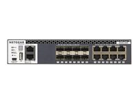 NETGEAR M4300-8X8F - Switch - L3 - Administrerad - 8 x 10/100/1000/10000 + 8 x 10 Gigabit SFP+ - främre till bakre luftflöde - rackmonterbar XSM4316S-100NES