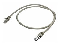 Startech 1m CAT6 Ethernet Cable, 10 Gigabit Shielded Snagless RJ45 100W PoE Patch Cord, CAT 6 10GbE SFTP Network Cable w/Strain Relief, Grey, Wiring is UL Certified/TIA - Category 6 - 26AWG (N6SPAT1MGR) - Patch-kabel - RJ-45 (hane) till RJ-45 (hane) - 1 m - SFTP - CAT 6 - formpressad, hakfri - grå N6SPAT1MGR