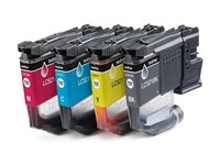Brother LC521 Value Pack - 4-pack - svart, gul, cyan, magenta - original - hängande låda - bläckpatron - för Brother DCP-J1260W, DCP-J1310DW, DCP-J1313DW LC521VAL
