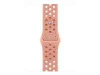 Apple Nike - Band för smart klocka - 42mm - storlek S/M - alpenglow rosa - för Watch Hermès Series 7, Hermès Series 9, SE 3, Series 10, Series 11, Series 8, Series 9 MGAQ4ZM/A