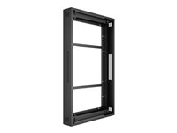 Multibrackets M Pro OH55 F/B/A-S - Monteringssats (väggfäste) - för LCD-panel för digital skyltning - med ram - svart - skärmstorlek: 55" - monteringsgränssnitt: 1186 x 560 7350105218132