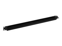 Eaton Tripp Lite Series Rack Enclosure Cabinet Cooling Horizontal Brush Strip 1URM - kabelingångspanel med borste, för rack - 1U SR1UBRUSH