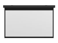Multibrackets M Motorized Projection Screen Black Edition - Projektorduk - takmontering - motoriserad - 77" (196 cm) - 16:9 - Matte White - svart 7350022733978