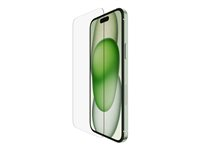 Belkin ScreenForce - Skärmskydd för mobiltelefon - härdat glas, behandlat - glas - för Apple iPhone 15 Plus OVA136ZZ