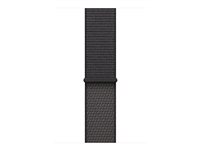 Apple - Slinga för smart klocka - 46mm - 145 - 220 mm - mörkgrå - för Watch Hermès Series 9, SE 3, Series 10, Series 11, Series 8, Series 9, Ultra 2, Ultra 3 MFFM4ZM/A