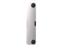 Compulocks Blade Universal Lock Slot Adapter - Säkerhetshållare - silver BLD01