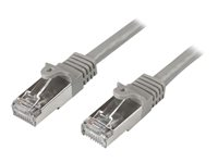 Startech 3m CAT6 Ethernet Cable, 10 Gigabit Shielded Snagless RJ45 100W PoE Patch Cord, CAT 6 10GbE SFTP Network Cable w/Strain Relief, Grey, Wiring is UL Certified/TIA - Category 6 - 26AWG (N6SPAT3MGR) - Patch-kabel - RJ-45 (hane) till RJ-45 (hane) - 3 m - SFTP - CAT 6 - formpressad, hakfri - grå N6SPAT3MGR