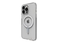 Gear4 Crystal Palace Snap - Baksidesskydd för mobiltelefon - MagSafe-kompatibilitet - D3O Crystalex - klar - för Apple iPhone 14 Pro Max 702010009