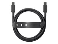 empower by PanzerGlass Racing - USB-kabel - USB-C (hane) till USB-C (hane) - USB 2.0 - 20 V - 3 A - 1.2 m - Snabbladdning upp till 60 W - space black EM92155