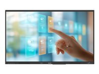Philips 65BDL4252E - 65" Diagonal klass E-Line LED-bakgrundsbelyst LCD-skärm - interaktiv digital skyltning - med pekskärm (multitouch) - Android - 4K UHD (2160p) 3840 x 2160 65BDL4252E/00
