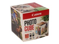 Canon Photo Cube Creative Pack - Blank - 2-pack - svart, färg (cyan, magenta, gul) - original - bläckpatron/papperssats - för PIXMA TS5350, TS5350i, TS5351, TS5351i, TS5352, TS5353, TS7450, TS7450i, TS7451, TS7451i 3713C014