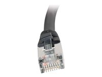 C2G Cat5e Booted Shielded (STP) Network Patch Cable - Patch-kabel - RJ-45 (hane) till RJ-45 (hane) - 30 m - STP - CAT 5e - formpressad - svart 83858