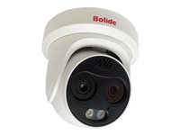 Bolide - Termisk/nätverksövervakningskamera - kupol - färg (Dag&Natt) - 4 MP - 1980 x 1080 - ljud - LAN 10/100 - MJPEG, H.264, H.265 - DC 12 V/PoE BN2029TH