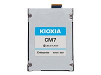 KIOXIA CM7-V Series KCM7XVJE1T60 - SSD - Enterprise, Mixed Use - krypterat - 1600 GB - inbyggd - 2.5" - PCI Express 5.0 (NVMe) - Self-Encrypting Drive (SED) KCM7XVJE1T60