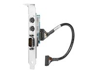 HP - Seriell/PS2-adapter - PCIe - seriell x 1 + tangentbord för PS2 x 1 + mus för PS2 x 1 - för HP Z1 G8; EliteDesk 800 G3, 80X G6, 80X G8; ProDesk 405 G6; Workstation Z1 G5, Z1 G6 1VD82AA