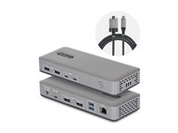 StarTech.com - Dockningsstation - för laptop - USB-C 3.2 Gen 2 - 2 x DP - 1GbE - Storbritannien, Europa 201UE-USBC-DOCK
