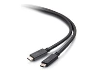 C2G 6.5ft (2m) USB-C Male to USB-C Male Cable (20V 3A) - USB 3.2 Gen 1 (5Gbps) - USB-kabel - 24 pin USB-C (hane) till 24 pin USB-C (hane) - USB 3.2 Gen 1 - 20 V - 3 A - 2 m - svart C2G28883