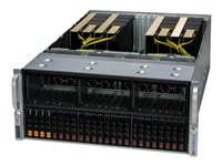 Supermicro GPU SuperServer 421GE-TNRT3 - kan monteras i rack - AI Ready - ingen CPU - 0 GB - ingen HDD SYS-421GE-TNRT3