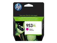 HP 953XL - 18.5 ml - Lång livslängd - magenta - original - hängande låda - bläckpatron - för Officejet Pro 77XX, 82XX, 87XX F6U17AE#301