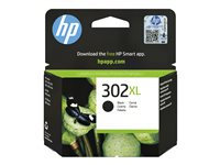 HP 302XL - 8.5 ml - Lång livslängd - svart - original - bläckpatron - för Deskjet 1110, 21XX, 36XX; ENVY 45XX; Officejet 38XX, 46XX, 52XX F6U68AE#UUS