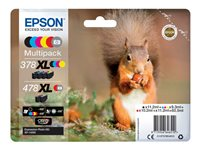 Epson 478XL Multipack - 6-pack - 60.5 ml - hög kapacitet - grå, svart, gul, cyan, magenta, röd - original - bläckpatron - för Expression Home HD XP-15000 C13T379D4010