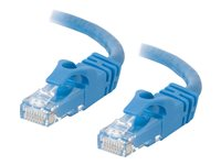 C2G Cat6 Booted Unshielded (UTP) Network Patch Cable - Patch-kabel - RJ-45 (hane) till RJ-45 (hane) - 3 m - UTP - CAT 6 - formpressad, hakfri, tvinnad - blå 83389