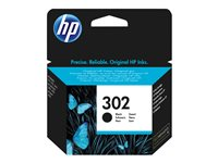 HP 302 - 3.5 ml - svart - original - bläckpatron - för Deskjet 1110, 21XX, 36XX; ENVY 45XX; Officejet 38XX, 46XX, 52XX F6U66AE#UUS
