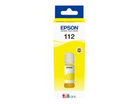 Epson EcoTank 112 - 70 ml - gul - original - påfyllnadsbläck - för EcoTank L11160, L15150, L15160, L6460, L6490, L6550, L6570, L6580; EcoTank Pro L15180 C13T06C44A