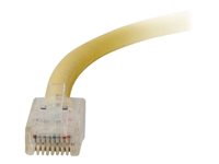 C2G Cat5e Non-Booted Unshielded (UTP) Network Patch Cable - Patch-kabel - RJ-45 (hane) till RJ-45 (hane) - 1 m - UTP - CAT 5e - tvinnad, enhetsstart - gul 83101