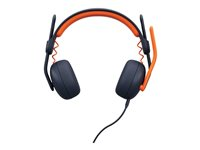 Logitech Zone Learn Wired On-Ear Headset for Learners, 3.5mm AUX - Hörlurar med mikrofon - på örat - ersättning - kabelansluten - 3,5 mm kontakt 981-001372