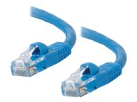 C2G Cat5e Booted Unshielded (UTP) Network Patch Cable - Patch-kabel - RJ-45 (hane) till RJ-45 (hane) - 7 m - UTP - CAT 5e - formpressad, hakfri, tvinnad - blå 83166