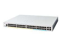 Cisco Catalyst 1300-48T-4G - Switch - L3 - Administrerad - 48 x 10/100/1000Base-T + 4 x 10 Gigabit SFP+ - rackmonterbar - återanvänd C1300-48T-4G-RF