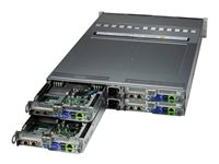 Supermicro BigTwin SuperServer 621BT-HNTR - kan monteras i rack - AI Ready - ingen CPU - 0 GB - ingen HDD SYS-621BT-HNTR
