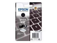Epson 407 - 41.2 ml - L-storlek - svart - original - bläckpatron - för WorkForce Pro WF-4745, WF-4745DTWF C13T07U140