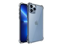 Insmat Impact - Baksidesskydd för mobiltelefon - termoplastisk polyuretan (TPU) - klar - för Apple iPhone 13 Pro Max 650-1923