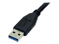 StarTech.com 0,5 m svart SuperSpeed USB 3.0-kabel A till Micro B ? M/M - USB-kabel - Micro-USB typ B (hane) till USB typ A (hane) - USB 3.0 - 50 cm - formpressad - svart - för P/N: DKT30CVAGPD, S251BMU313, S251BMU3FP, S251BPU313, S252BU313R, SLSODDU33B, SMS1BMU313 USB3AUB50CMB