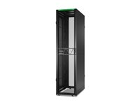 APC NetShelter SX Gen 2 - Rack skåp - 2436H x 600W x 1200D mm, with sides - golvstående - svart - 52U - 19" - TAA-kompatibel AR3308B2