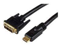 StarTech.com 5m High Speed HDMI Cable to DVI Digital Video Monitor - Adapterkabel - HDMI hane till DVI-D hane - 5 m - skärmad - svart HDDVIMM5M