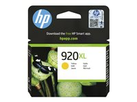HP 920XL - 6 ml - Lång livslängd - gul - original - bläckpatron - för Officejet 6500, 6500 E709a, 6500 E709c, 6500A, 6500A E710a, 7500A CD974AE#BGY