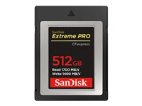 SanDisk Extreme Pro - flash-minneskort - 512 GB - CFexpress SDCFE-512G-GN4NN