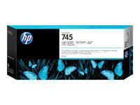 HP 745 - 300 ml - hög kapacitet - foto-svart - original - DesignJet - bläckpatron - för DesignJet Z2600 PostScript, Z5600 PostScript F9K04A