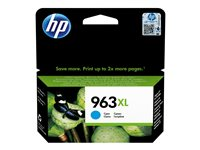 HP 963XL - 22.77 ml - Lång livslängd - cyan - original - bläckpatron - för Officejet Pro 9010, 9012, 9014, 9015, 9016, 9019, 9020, 9022, 9025 3JA27AE#301