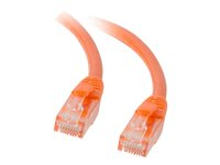 C2G Cat5e Booted Unshielded (UTP) Network Patch Cable - Patch-kabel - RJ-45 (hane) till RJ-45 (hane) - 7 m - UTP - CAT 5e - formpressad, hakfri, tvinnad - orange 83608