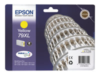 Epson 79XL - 17.1 ml - XL - gul - original - bläckpatron - för WorkForce Pro WF-4630DWF, WF-4640DTWF, WF-5110DW, WF-5190DW, WF-5620DWF, WF-5690DWF C13T79044010