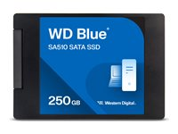 WD Blue SA510 WDS250G3B0A - SSD - 250 GB - inbyggd - 2.5" - SATA 6Gb/s - blå WDS250G3B0A