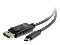 C2G 6ft USB C to DisplayPort Cable - 4K 30Hz - Extern videoadapter - USB-C - DisplayPort - svart 26902