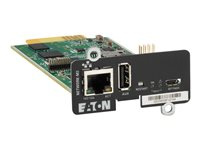 Eaton Cybersecure Gigabit NETWORK-M3 Card for UPS and PDU - Adapter för administration på distans - Gigabit Ethernet x 1 - för P/N: 9PX1500GRT-L, 9PX1500RT-L, 9PX2000RT-L, 9PX2200GRT-L, 9PX3000GRT-L, 9PX3000RT-L NETWORK-M3