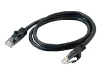 C2G Cat6 Booted Unshielded (UTP) Network Patch Cable - Patch-kabel - RJ-45 (hane) till RJ-45 (hane) - 1 m - UTP - CAT 6 - formpressad, hakfri, tvinnad - svart 83406